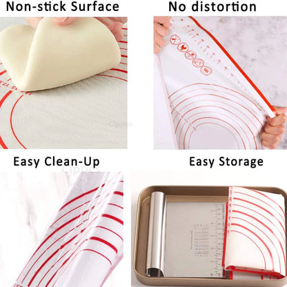 Tappetino per impasto con misure