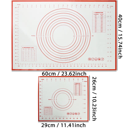 Tappetino per impasto con misure